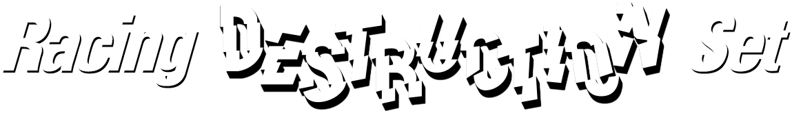 Racing Destruction Set logo for Commodore 64